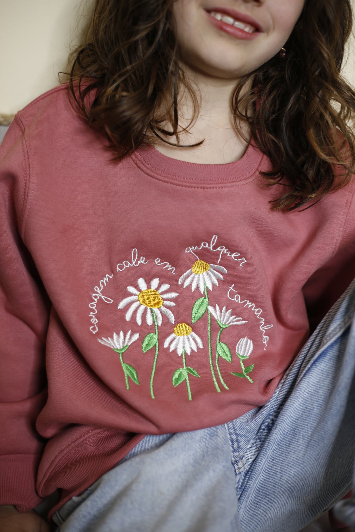 Sweat criança | Coragem cabe em qualquer tamanho