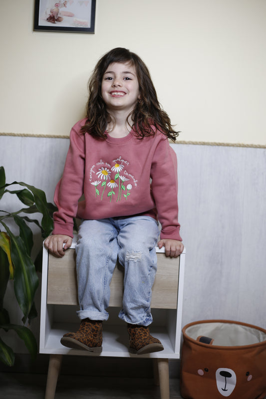 Sweat criança | Coragem cabe em qualquer tamanho